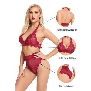 🎁Sexy lingerie set high waist